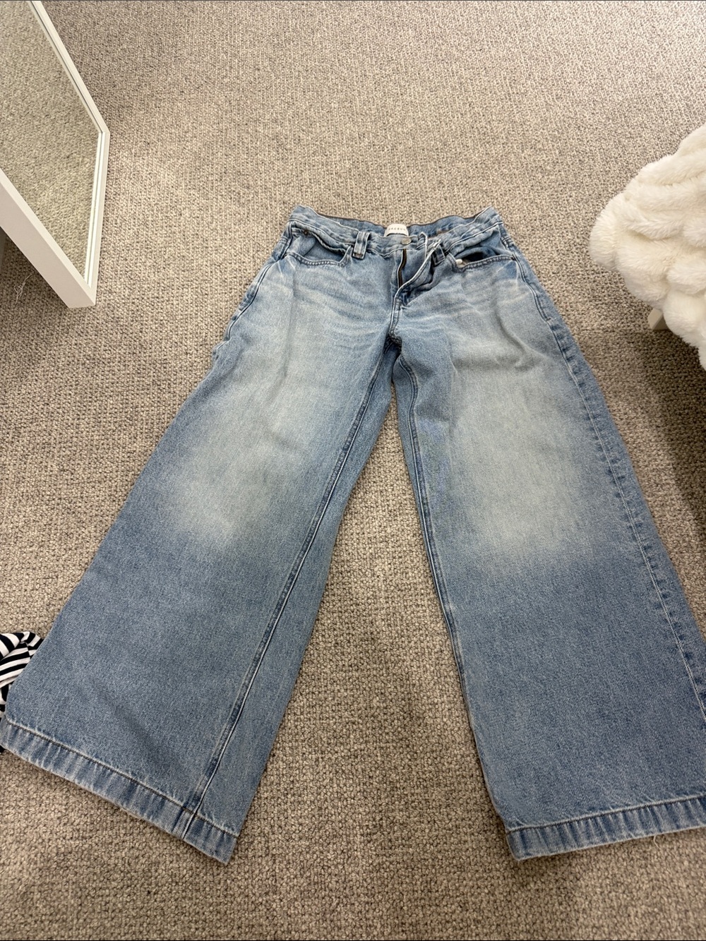 Pacsun Sloane Low Rise Ultra Baggy Jeans light indigo Blue Tint
